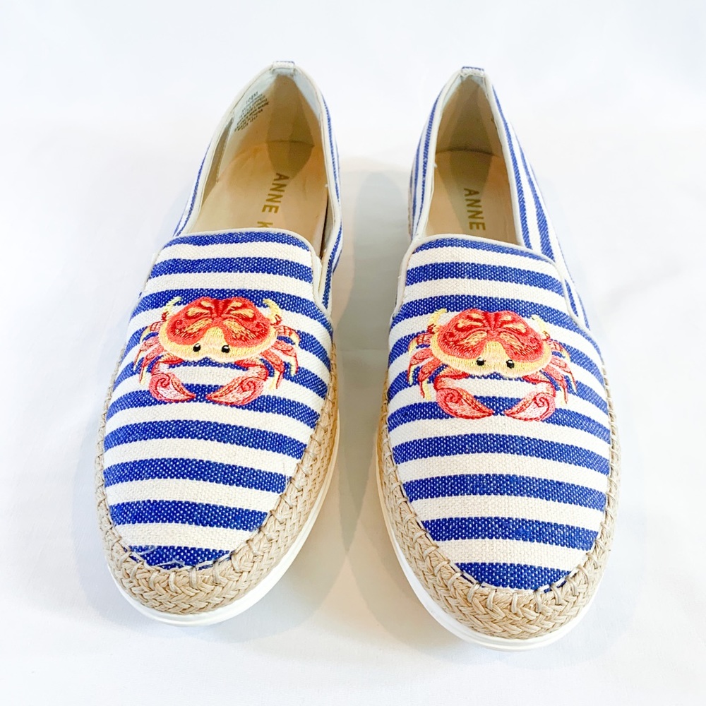 Anne Klein nautical espadrilles NWT